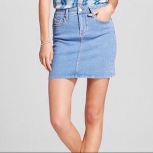 denim skirt target